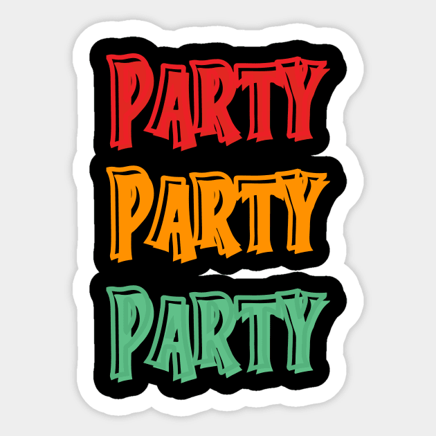 Christmas Party Day Sticker by NICHE&NICHE